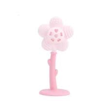 Flower Rattle in Pink